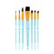 RCC 417 | Crafter's Choice™ 7pc Black Taklon Variety Brush Set